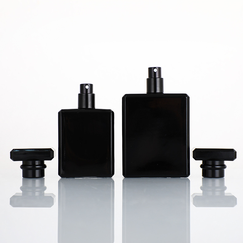 20ml 30ml 50ml 100ml Glossy Black Perfume Bottles